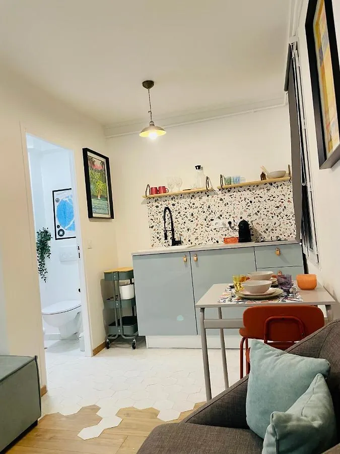 Appartement Studio Retro Marais- Paris Center